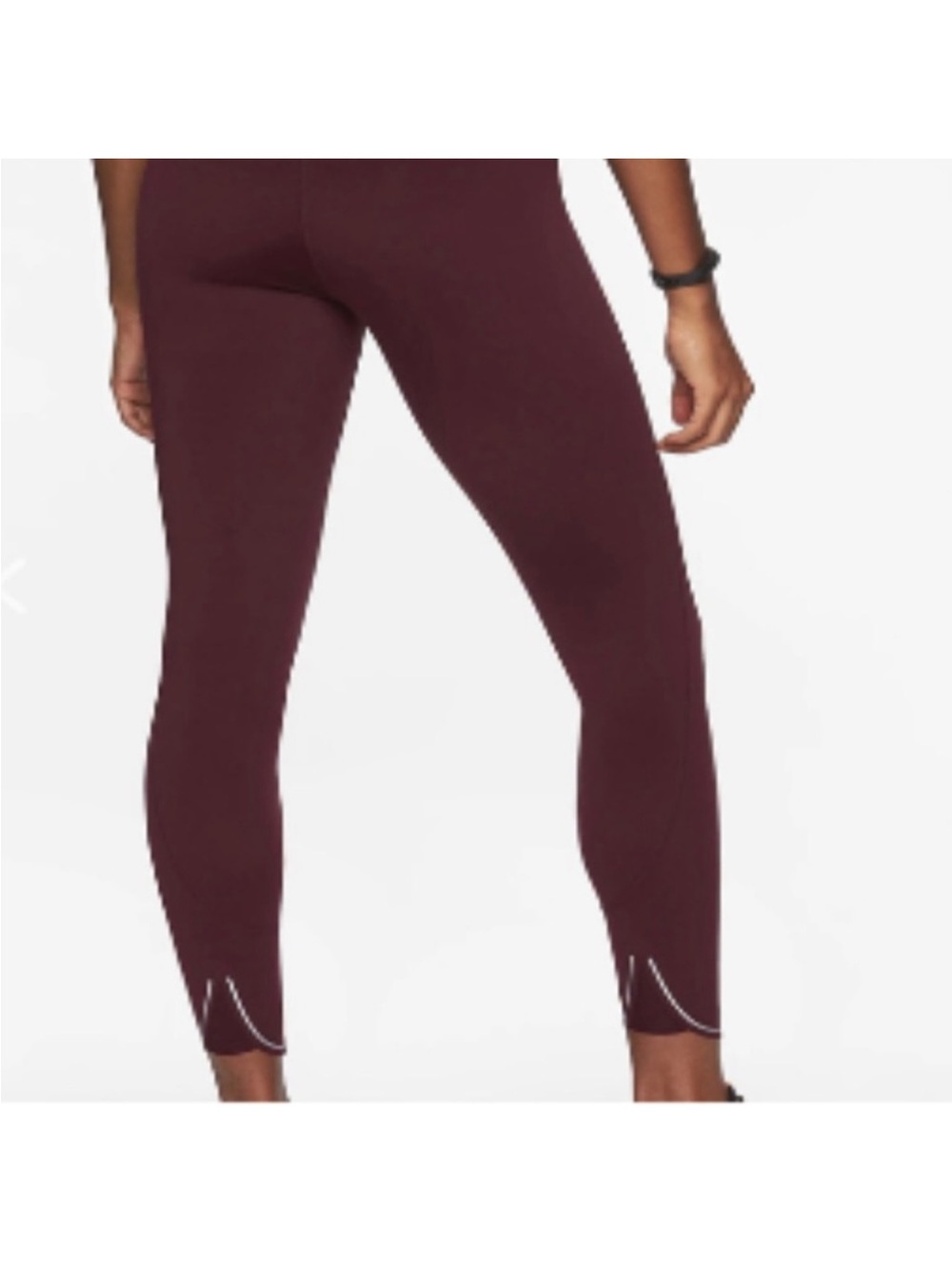 Athleta run free tight Women’s High-Waist Burgundy Leggings like new size xsp